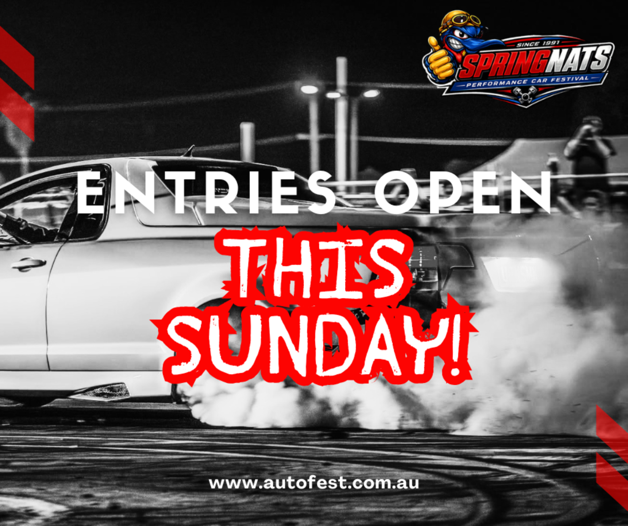 Springnats Online Entries go live on Sunday 21 June!